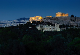 Acropolis at night 